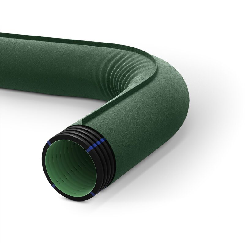 GEODRAIN PLUS conducte pliabile perforate cu perete dublu structurat