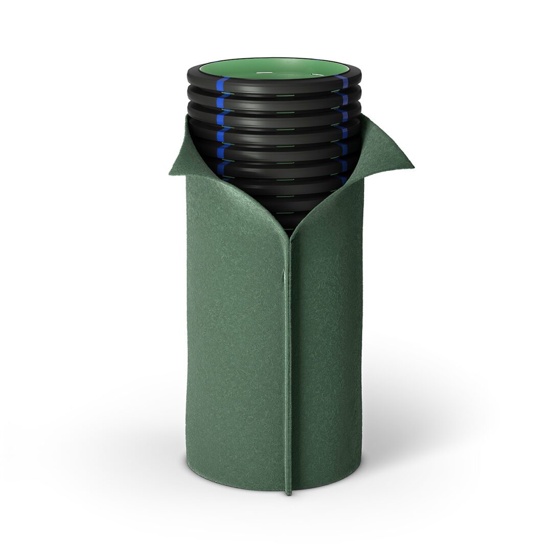 GEODRAIN PLUS conducte pliabile perforate cu perete dublu structurat